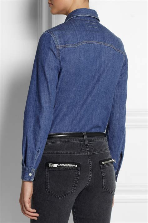 cheap ysl shirt|ysl denim shirt.